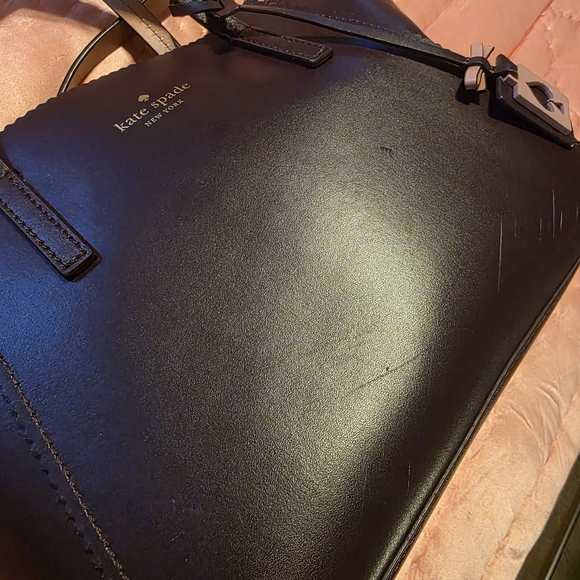 Kate Spade Purple Leather Handbag - Picture 10 of 12